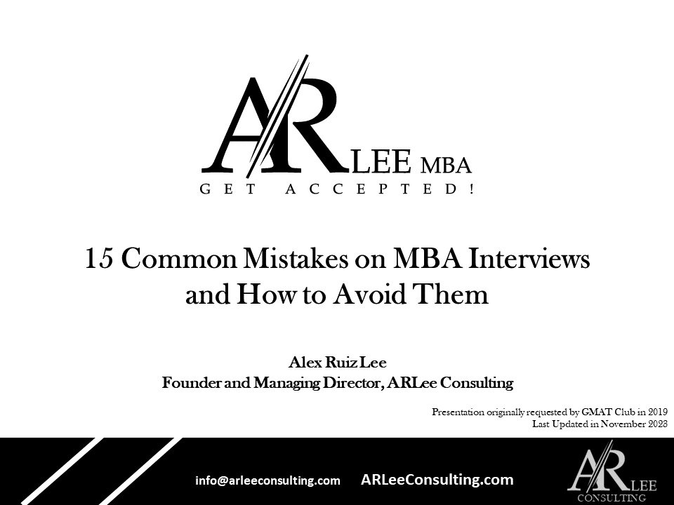 15 Common Interview Mistakes